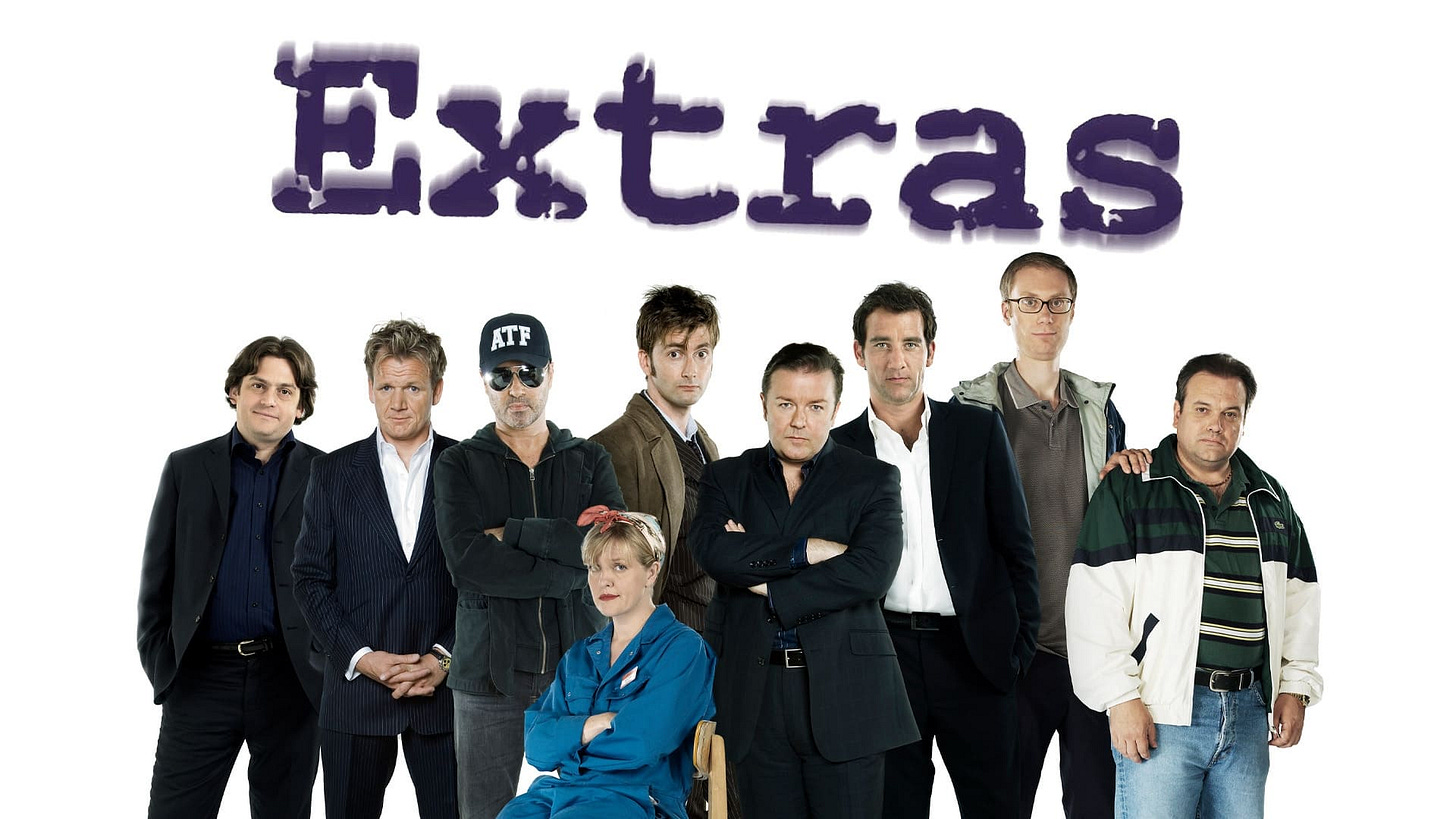 Extras TV Show Review | Double Take TV Newsletter | Jenni Cullen