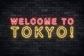 Vector Realistic Isolated Neon Sign Of Welcome To Tokyo In Japanese For  Template And Layout On The Wall Background Stock Illustration - Download  Image Now - iStock