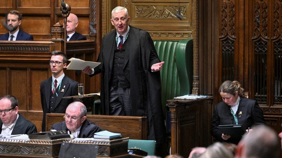 Sir Lindsay Hoyle, Speaker of the House of Commons