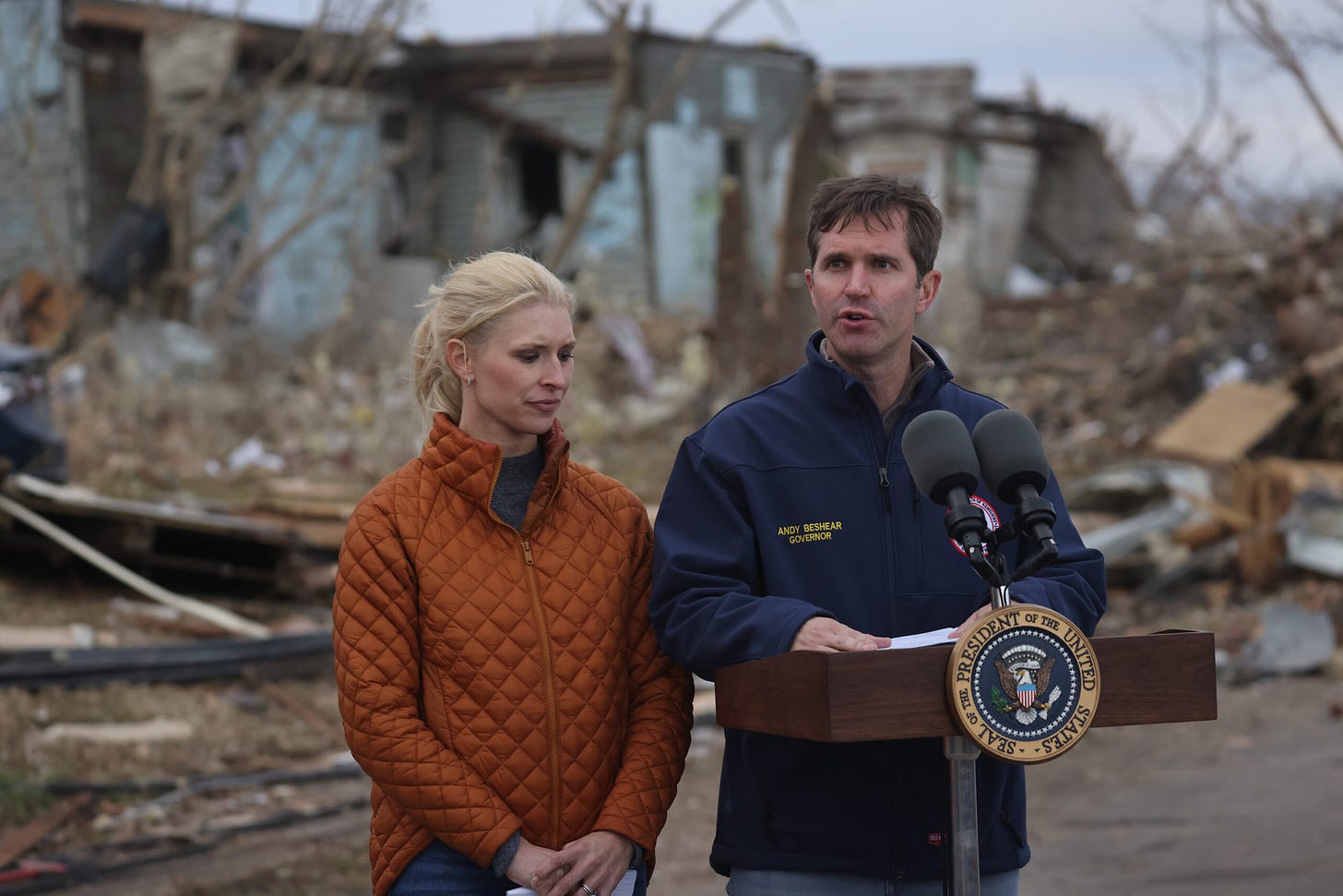 Andy Beshear and the 2021 tornado disaster