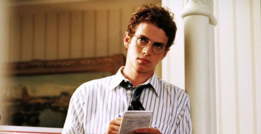 Hayden Christiansen playing Stephen Glass in “Shattered Glass.”