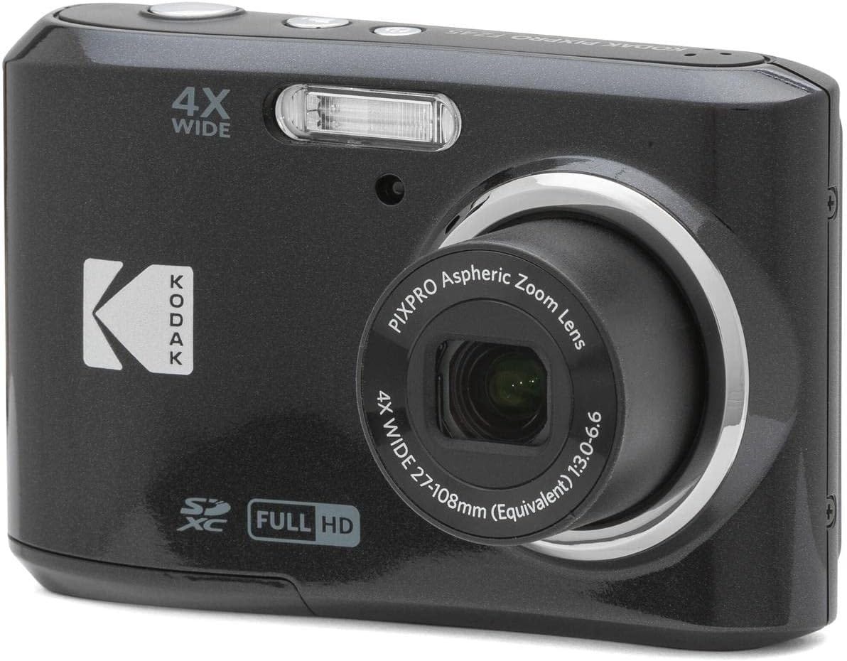  KODAK PIXPRO Friendly Zoom FZ45-BK 16MP Digital Camera with 4X Optical Zoom 27mm Wide Angle and 2.7" LCD Screen (Black)