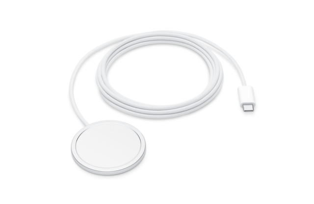 Apple's new MagSafe Charger provides faster wireless charging up to 25W when paired with a 30W power adapter.