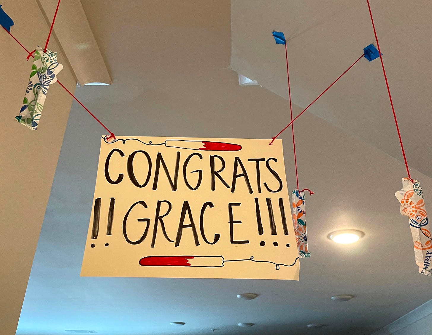 celebration sign