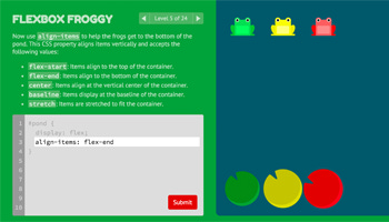 Flexbox Froggy