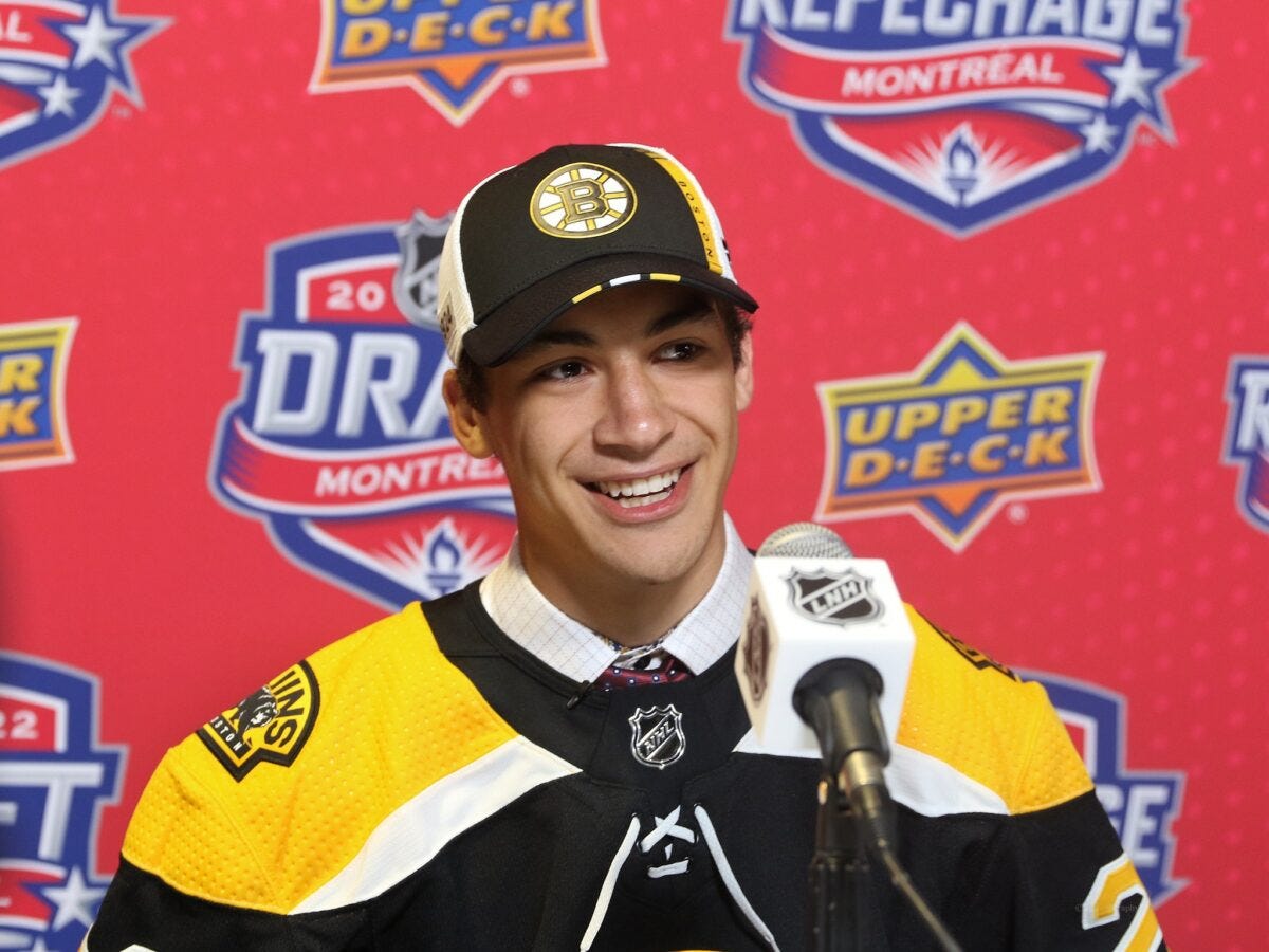 Matthew Poitras Boston Bruins