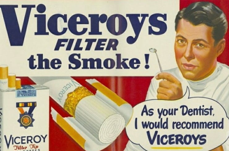 Publicité de Viceroys