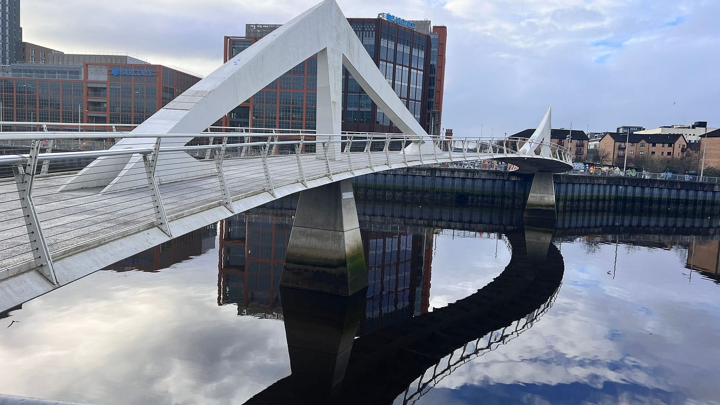 One of the many bridges accross the Clyde. 