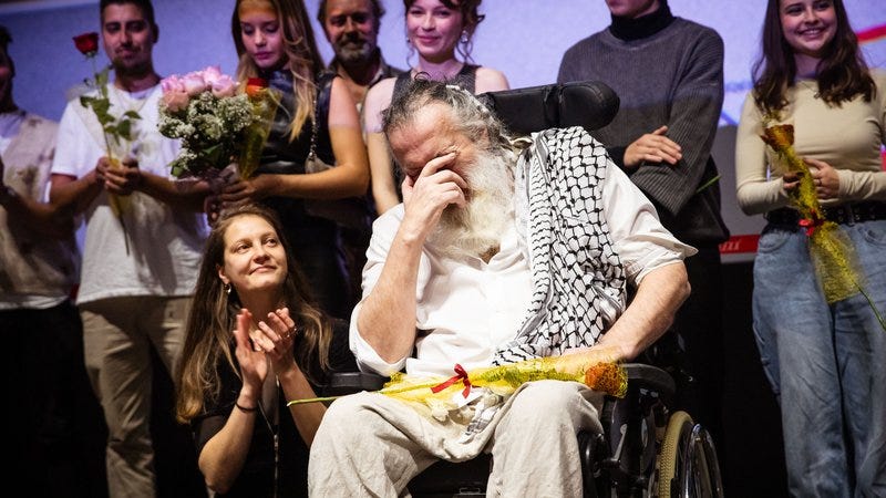 In the last years of his life, Anžlovar has struggled with ALS, an incurable degenerative disease of the nervous system that has strongly marked him. PHOTO: Sandi Fišer