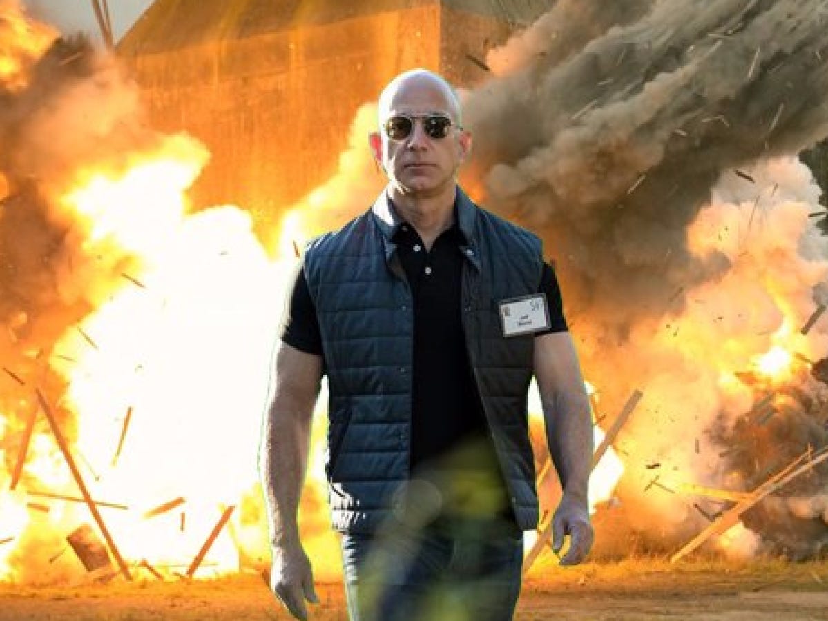 A swole Jeff Bezos has become one jacked-up, Photoshopped meme | Mashable