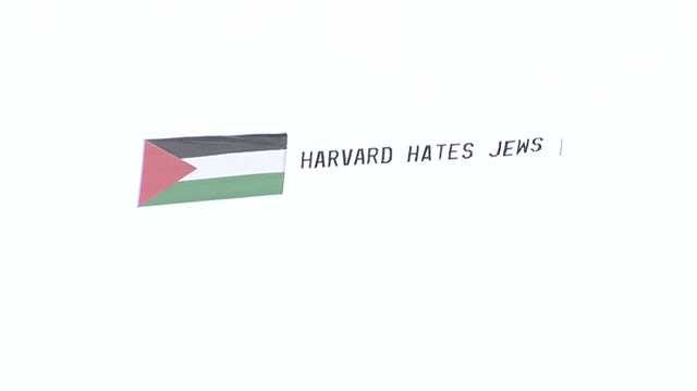 Jewish students pay for provocative banner flown over Harvard