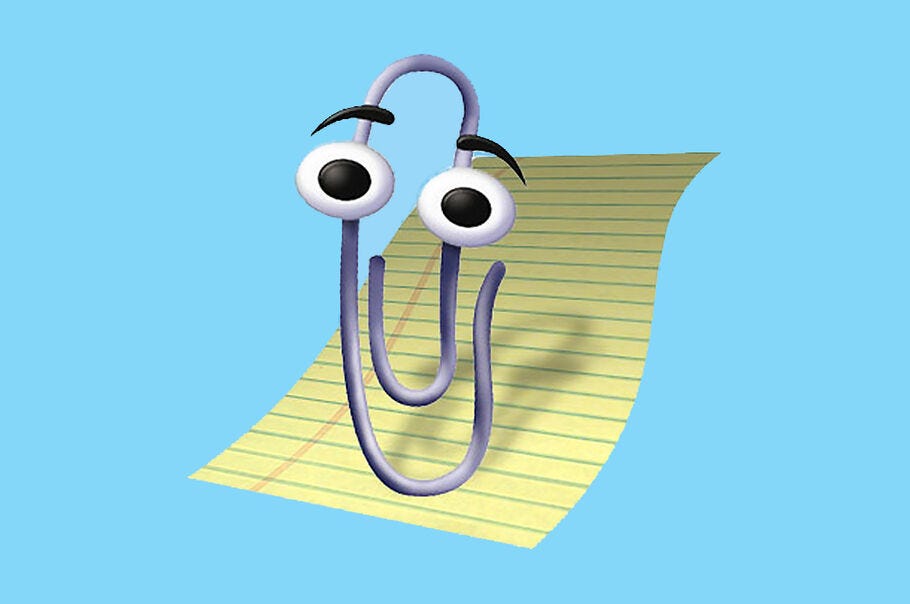 The Life and Death of Microsoft Clippy, the Paper Clip the World Loved to  Hate | Artsy