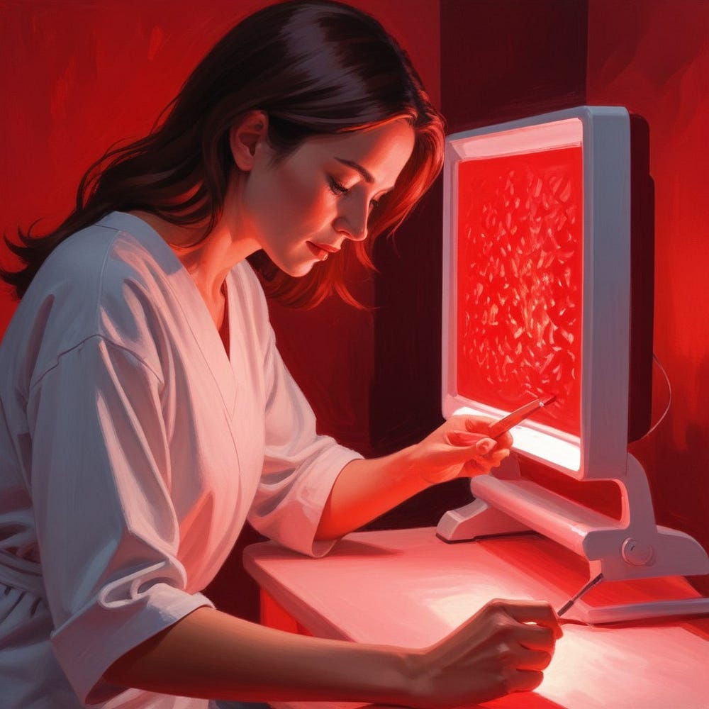 red light therapy at home