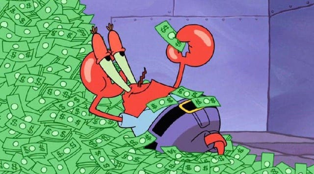 What do you think of Mr. Krabs and his money obsession? : r/spongebob