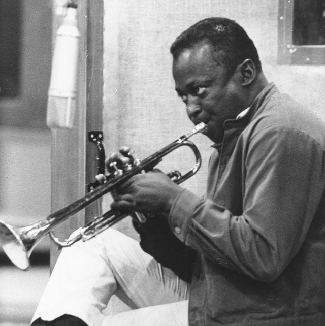 new york august 1962 jazz trumpeter miles davis records his album quiet nights at 30th street studios in august 1962 in new york city, new york photo by michael ochs archivesgetty images