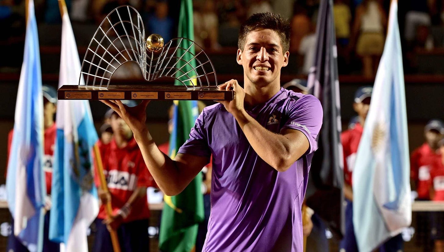 Báez se consagró campeón en el ATP 500 de Río: el mejor título de su carrera