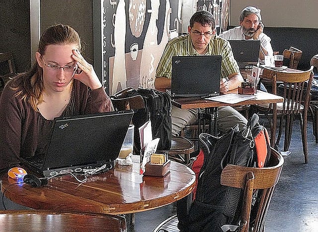 Should you take conference calls in a coffee shop? |
