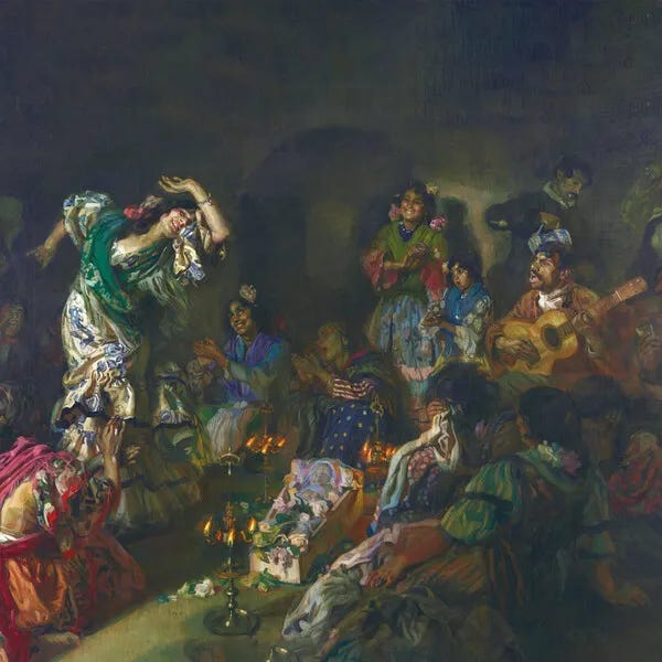 Cover art for Cantes malditos by Pedro de Dios y Antonio Fernandez