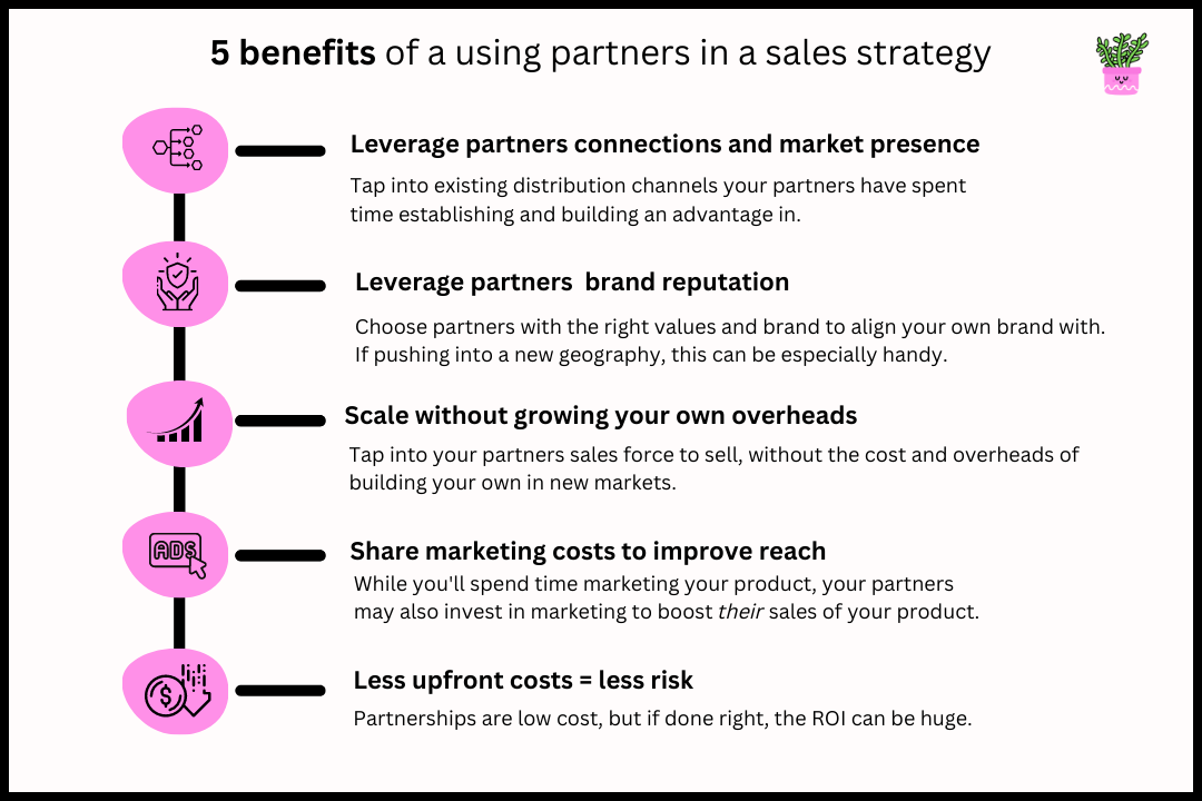 Benefits of using channel partners