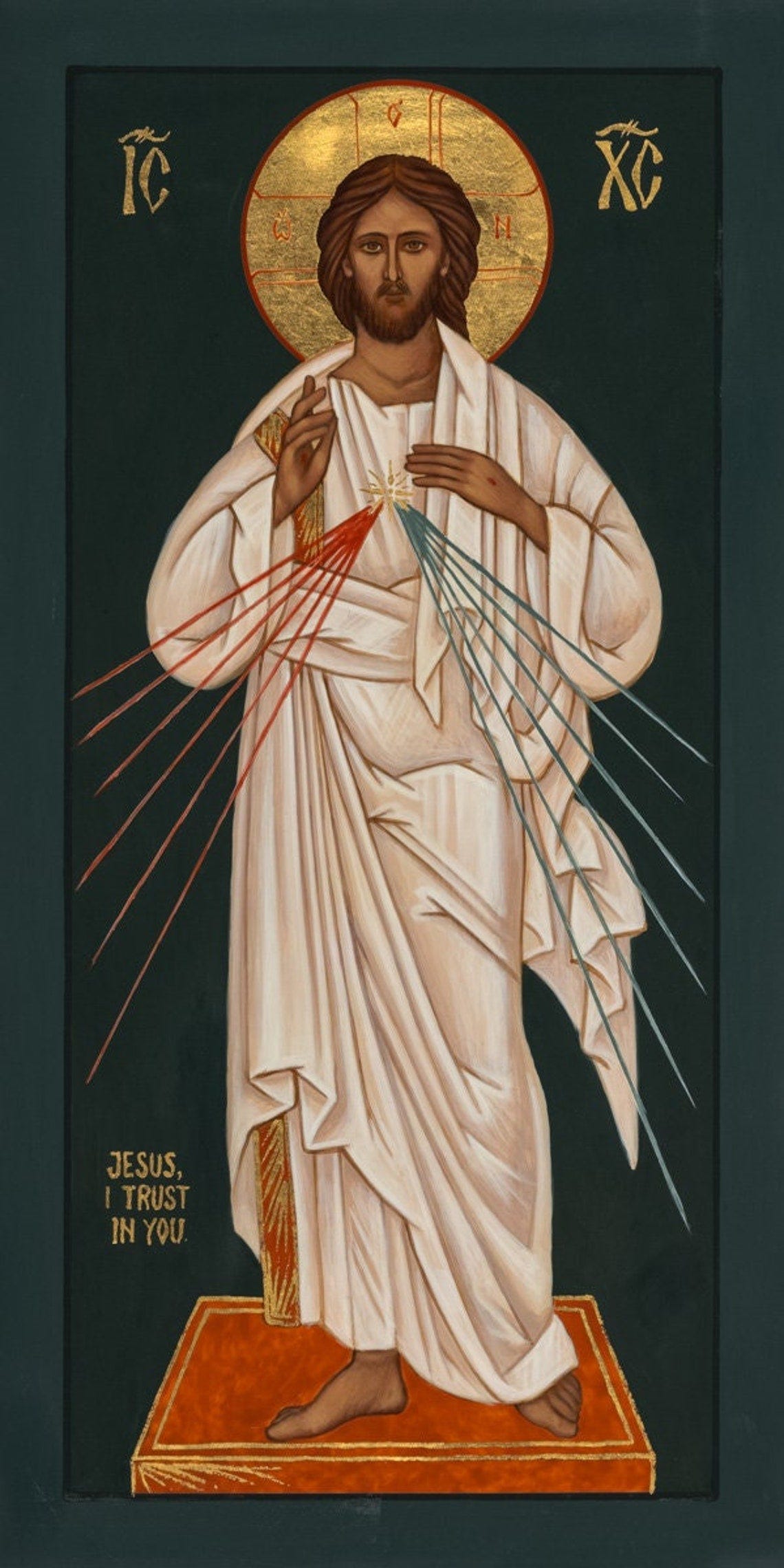 Christ the Divine Mercy, Icon Print image 1