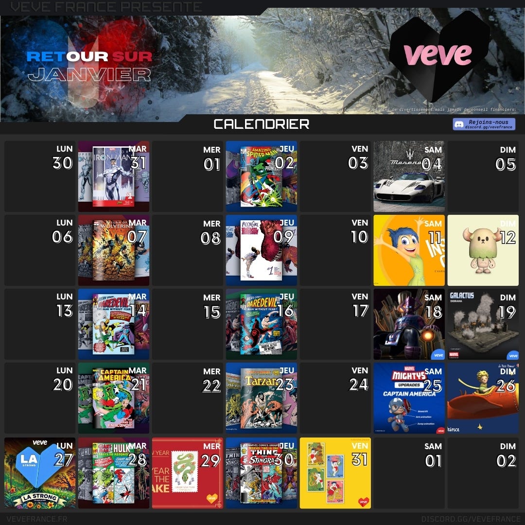 Newsletters VeVe Février 2