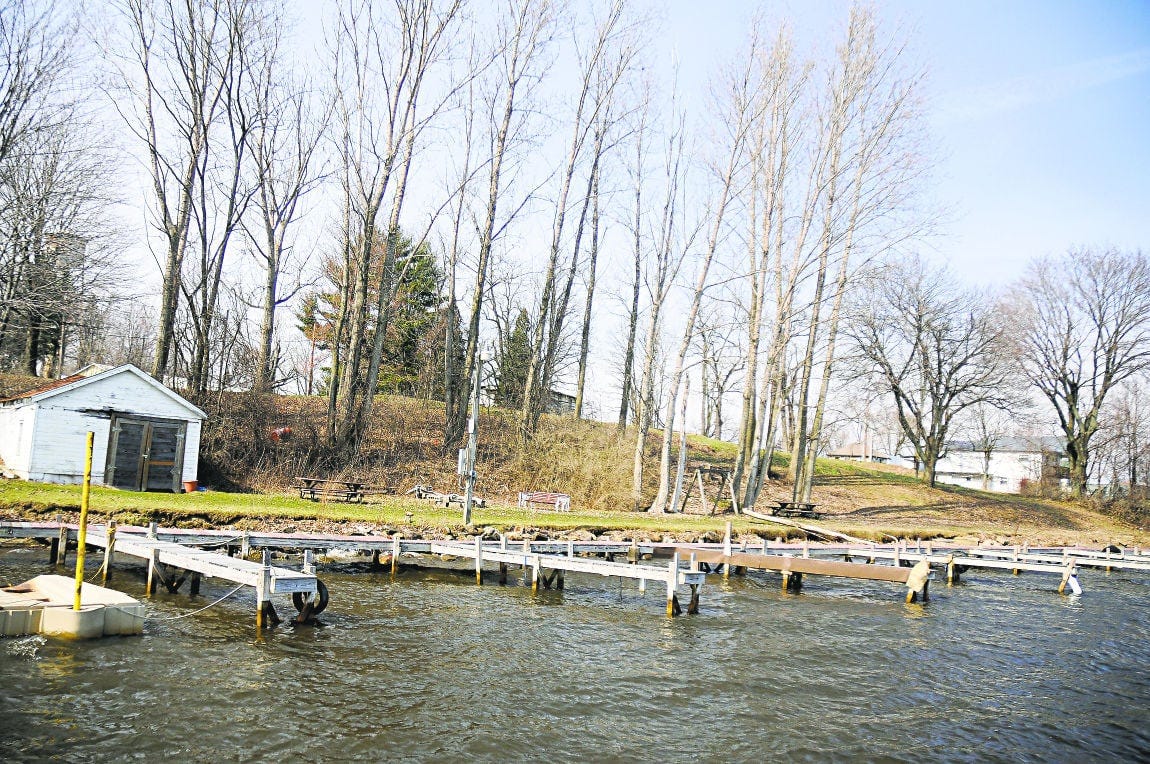 Boat docks at Conneaut Lake Park