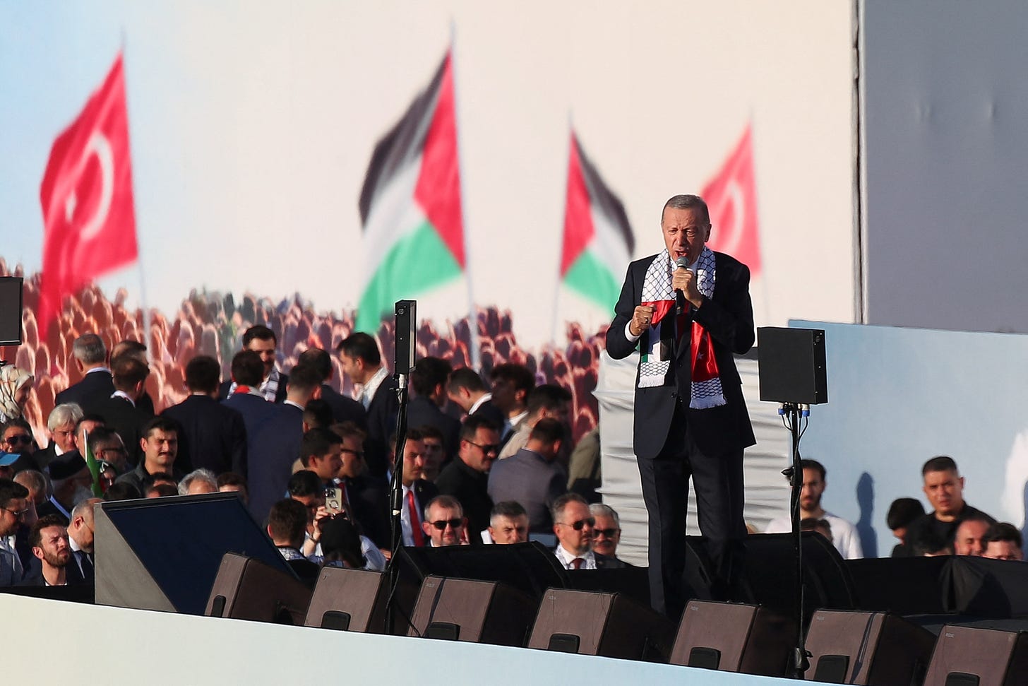 Eclipsing Turkey's centenary, Erdogan tells pro-Palestinian rally: Israel  is occupier | Reuters
