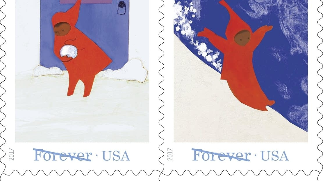 Stamp of approval: New postage stamp honors 'The Snowy Day' | MPR News