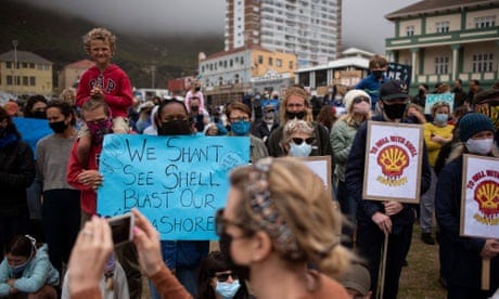 Anti-oil protest south africa