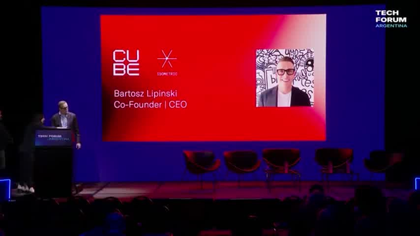Cube Group CEO at Tech Forum Argentina 2024 - Bartosz Lipinski