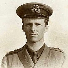 Rupert Brooke as an officer in 1914
