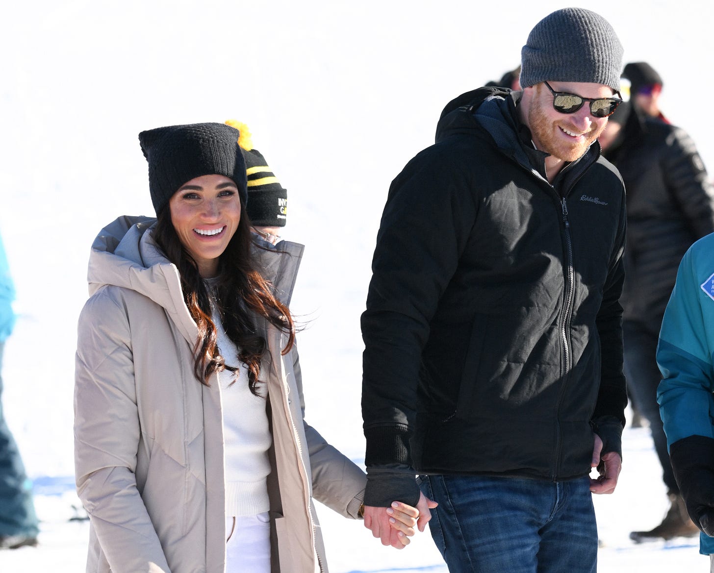 meghan markle and prince harry in whistler invictus