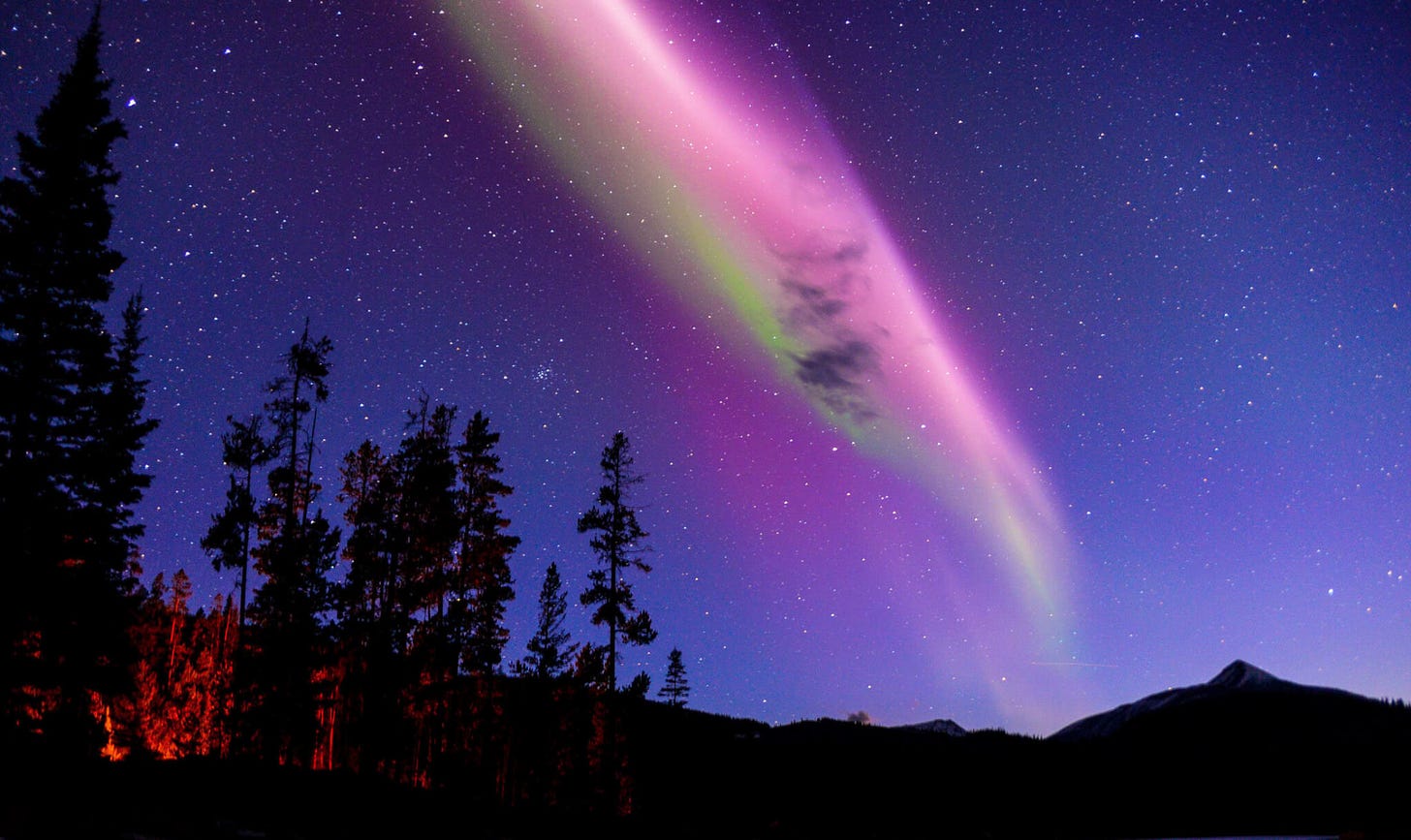 Viewing the northern lights in Montana over the weekend may be possible.