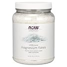 NOW Solutions, Magnesium Flakes, 100% Pure, from the Ancient Zechstein Seabed, Highly Concentrated, 54-Ounce