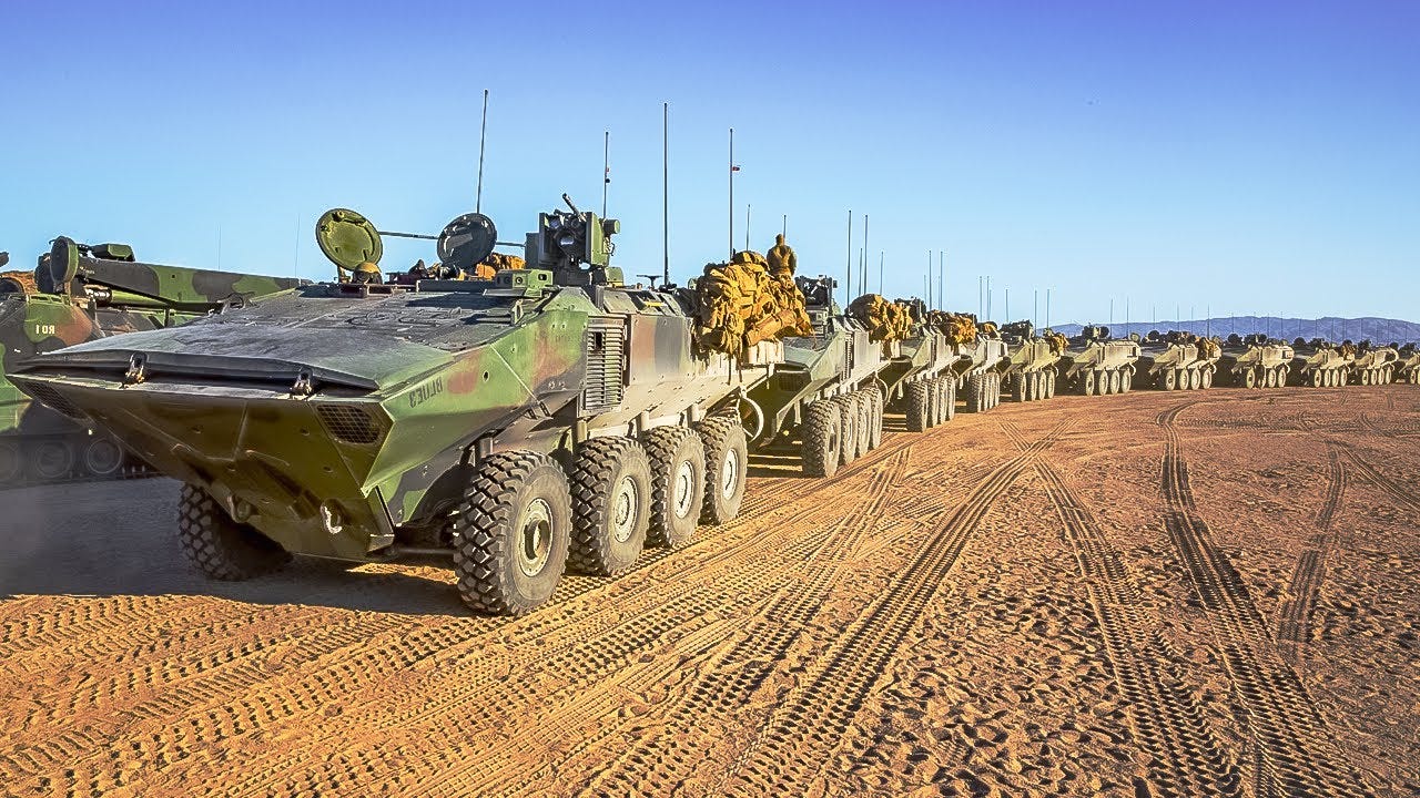 US Next-Generation Amphibious Combat Vehicle (ACV) in Massive Action -  YouTube