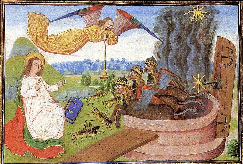 File:Locusts come up from the pit - Bruges.p.28.jpg