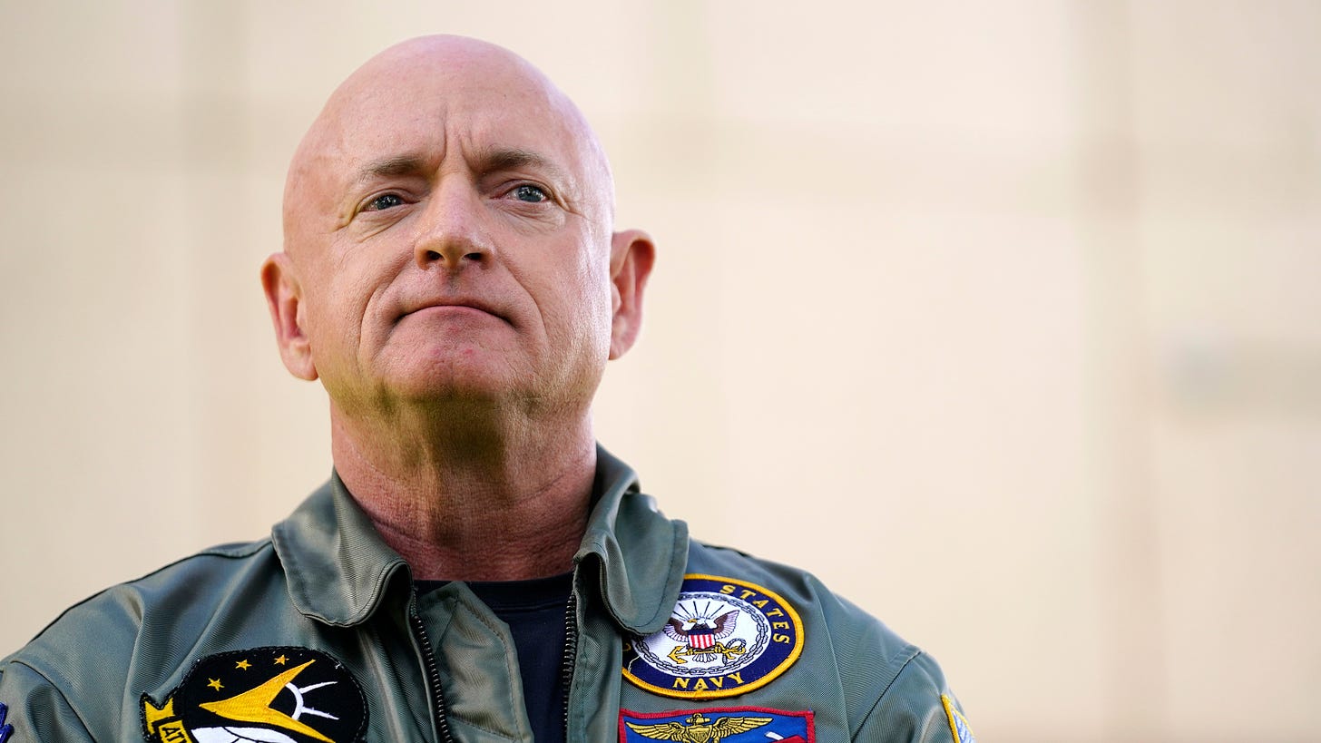 Who is Sen. Mark Kelly, a possible Kamala Harris VP pick and husband to  Gabby Giffords? - ABC13 Houston