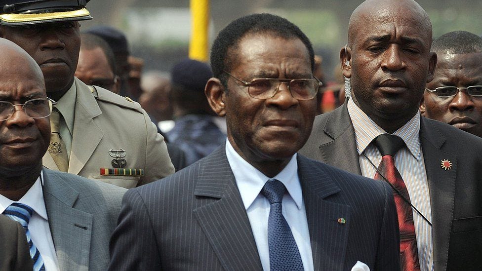 Equatorial Guinea's President Obiang Nguema
