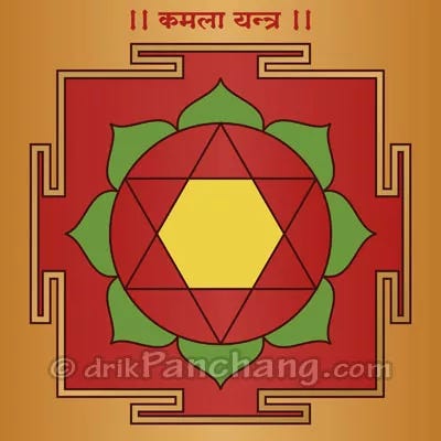 Goddess Kamala Yantra