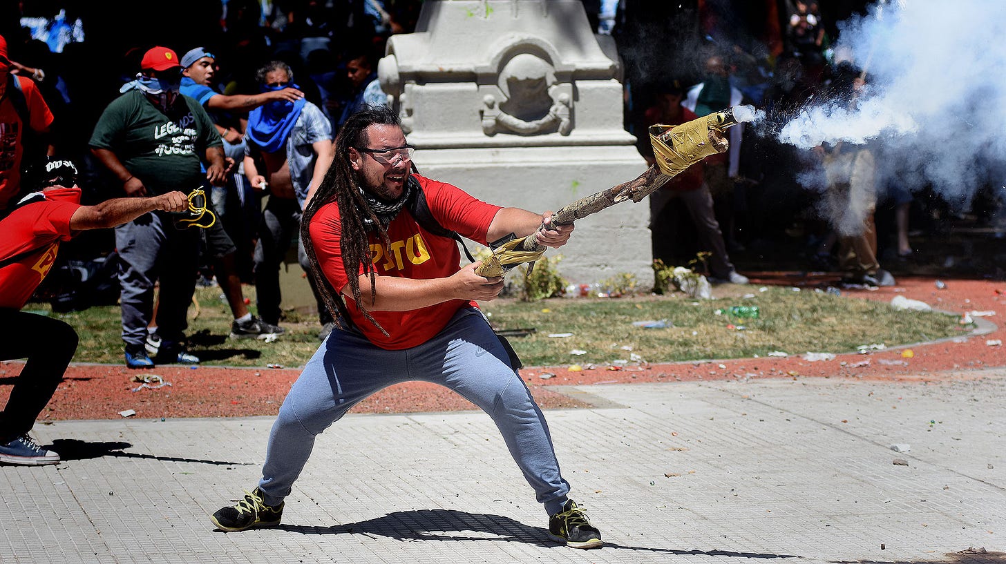 Sebastián Romero, el “gordo del mortero”: “Sirvió para hacer ruido, no le  hizo ningún daño a nadie” - Infobae