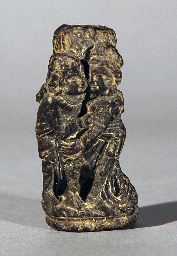 Mirror Handle, Phyllitic schist, Pakistan (ancient region of Gandhara) or India 