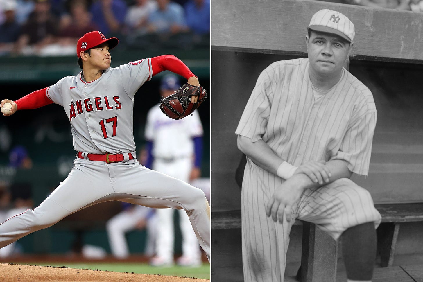 Shohei Ohtani feat last done by Babe Ruth 100 years ago