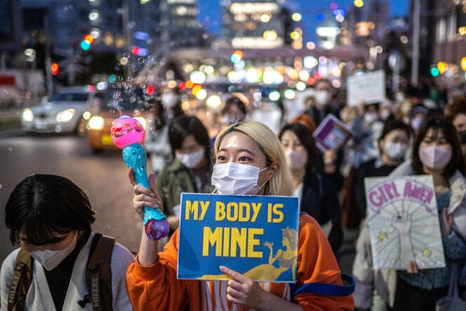International Women's Day rally, Tokyo, March 8, 2023.