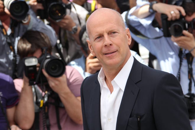 Bruce Willis attends "Moonrise Kingdom" photocall at Palais des Festivals on May 16, 2012 in Cannes, France.