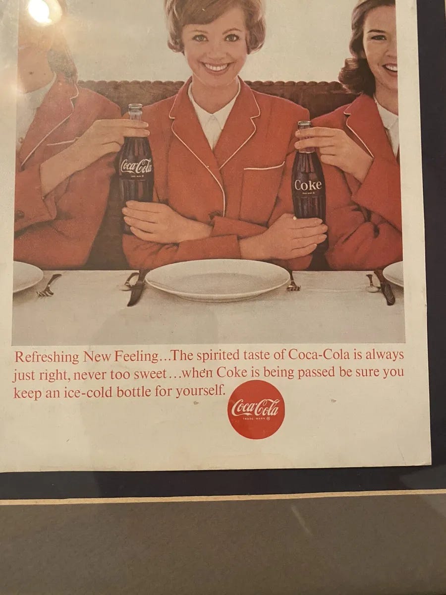 Vintage Original Ad Coca Cola 1963 (3 Women Passing Coke, Keep one for  Yourself) | eBay