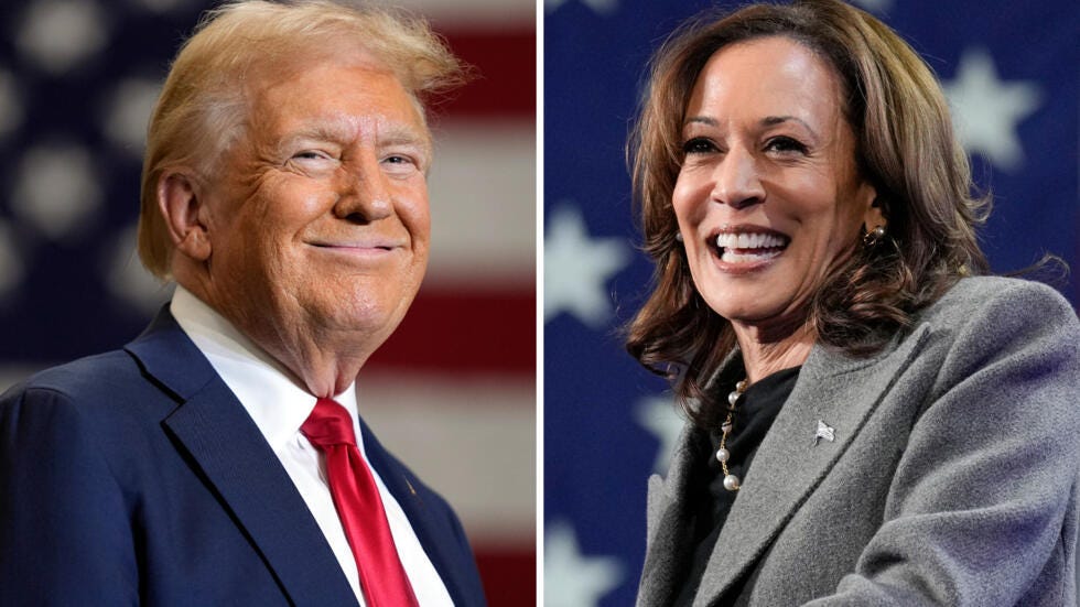 Donald Trump and Kamala Harris on the issues, from abortion to Ukraine