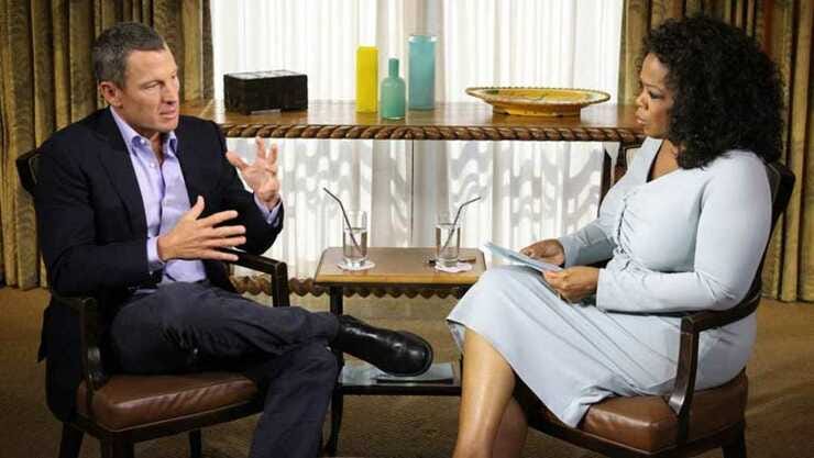 Armstrong, durante su famosa entrevista con Oprah.