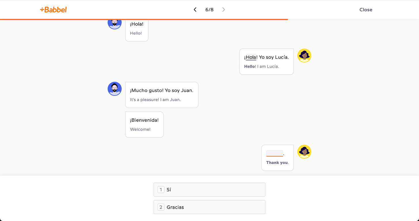 Babbel Spanish Conversation
