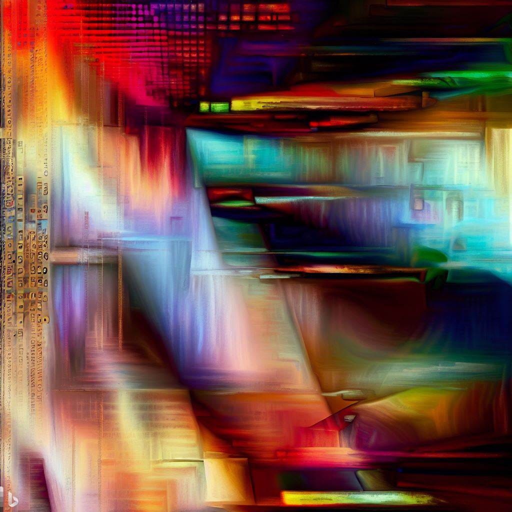 An abstract depiction of persistent engagement in Cyberspace, created by Bing