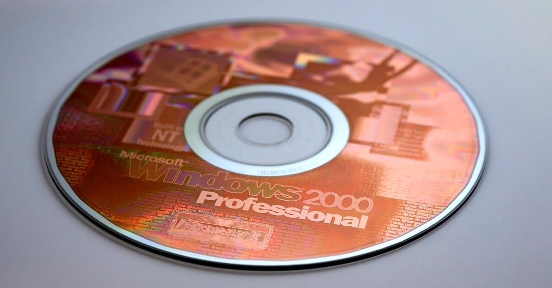 Microsoft Windows 2000 Professional disc Microsoft Windows 2000 Professional disc
